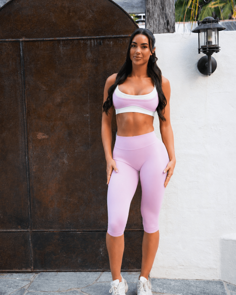 Skoki Classic Capris | Baby Pink - Capris- SKM-CAPRI-BPK-XS